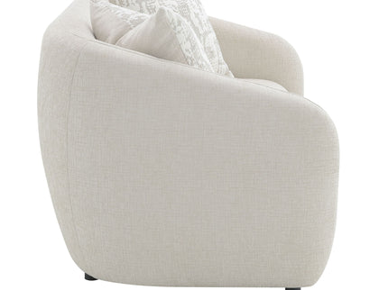 Etienne - Loveseat With 3 Pillows - Beige