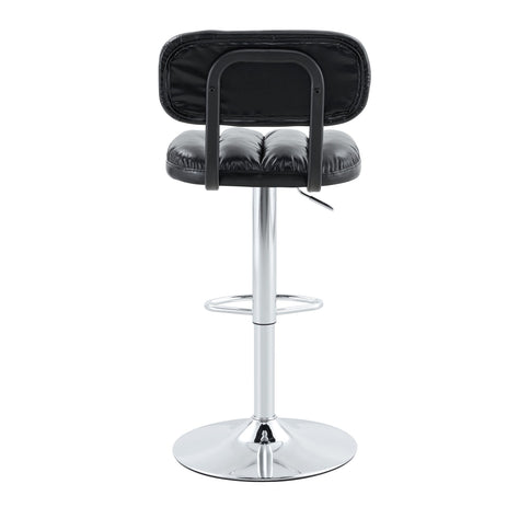 Adjustable Height Bar Stools With Footrest For Kitchen Island (Set of 2)