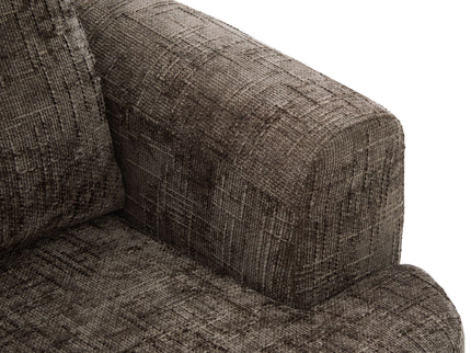 Modern Swivel Barrel Chair With Dual-Layer Cushion
