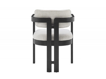 Upholstered Dining Armchair - Black