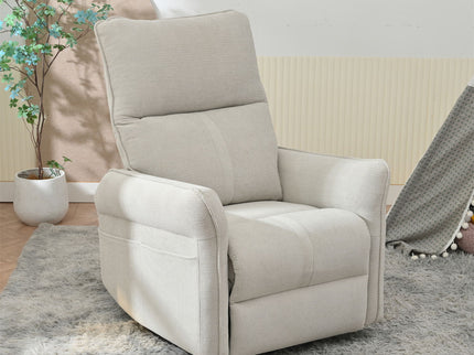 270° Power Swivel Rocker Glider Recliner Chair With USB Ports