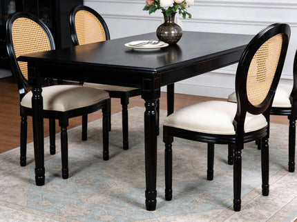 French Country Dining Chairs With Round Back (Set of 2)