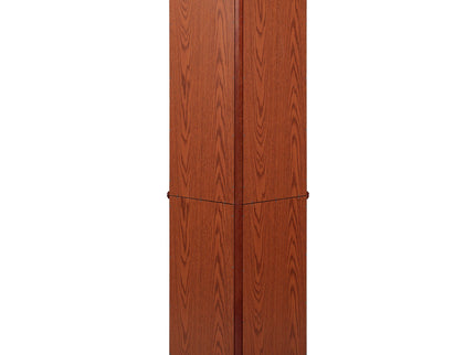 6 Shelf Lighted Corner Curio Cabinet With Adjustable Tempered Glass Shelves And Mirror Back (E26 Light Bulb Not Included)