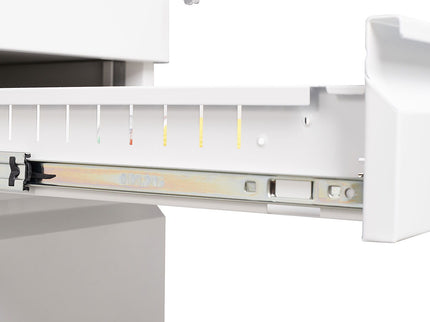 Contemporary 3 Drawer Mobile Filing Cabinet With Lock, Metal Office Storage For Legal / Letter Size