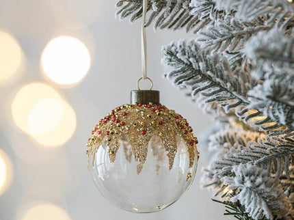 Christmas Ball Ornaments, Decorative Hanging Ball Christmas Tree Ornaments For Holiday Party Decorations