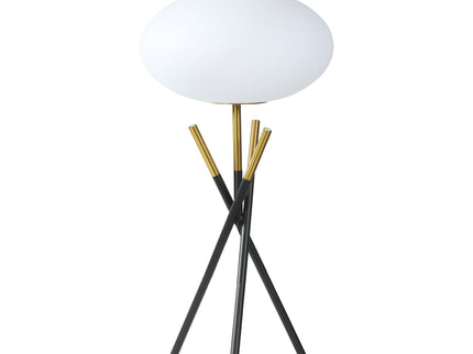 Clarendon - Orb Shade Tripod Table Lamp Desk & Bedside Lamp - Black