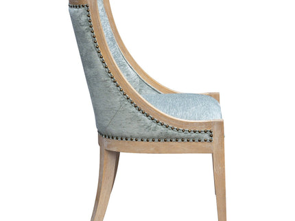 Upholstered Dining Chair With Nailhead Trim