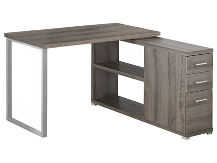 Computer Desk, Home Office, Corner, Left, Right Set - Up, Storage Drawers, L Shape, Laptop, And Contemporary & Modern