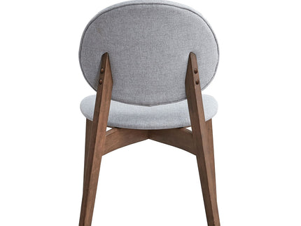 Hadasa - 5 Pieces Dining Room Set - Light Gray / Walnut