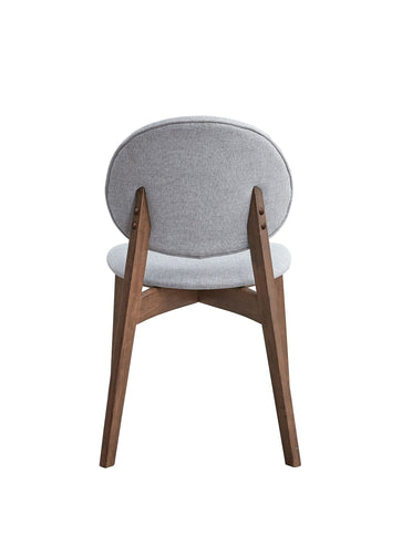 Hadasa - 5 Pieces Dining Room Set - Light Gray / Walnut