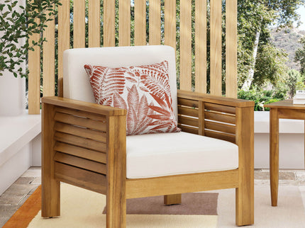 Slat Design Club Chairs With Cushions