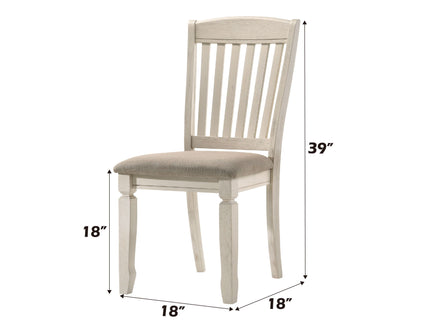 Fedele - Side Chair (Set of 2) - Cream / Tan