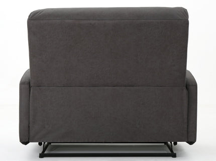 Alma - Contemporary Upholstered Loveseat Recliner - Slate