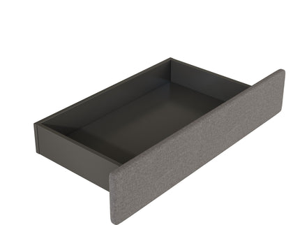 Upholstered Platform Bed With 2 Drawers And 2 Sets Of USB Ports On Each Side, Fabric
