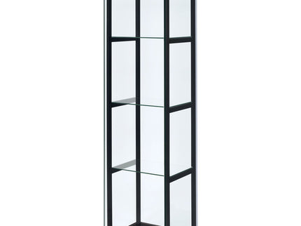 Serena - 4 Shelf Curio Cabinet - Black