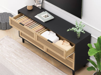 6 Drawer Storage Modern Cabinet For Bedroom