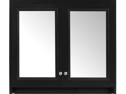 Modern Wall-Mounted Mirror Cabinet With Adjustable Shelves, Soft-Close Doors, High-Definition Mirror