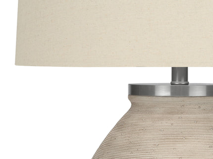 Lighting, Table Lamp, Concrete, Resin, Contemporary - Cream