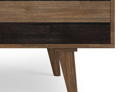 Clarkson - Desk With Side Drawers - Rustic Natural Aged Brown