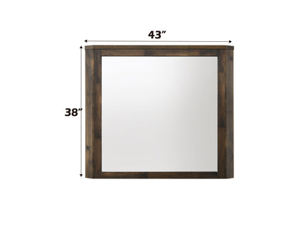 Elettra - Rustic Mirror - Walnut