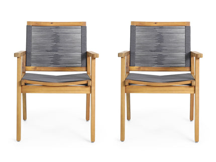Outdoor Rope Dining Chair (Set of 2)