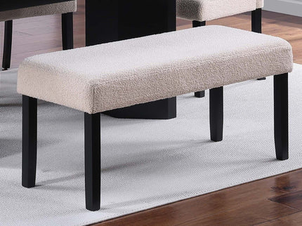 Contemporary Dining Bench Soft Upholstered