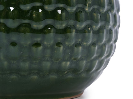 3 Pieces Flowerpot, Planter For Patio, Garden Or Windowsills - Dark Green