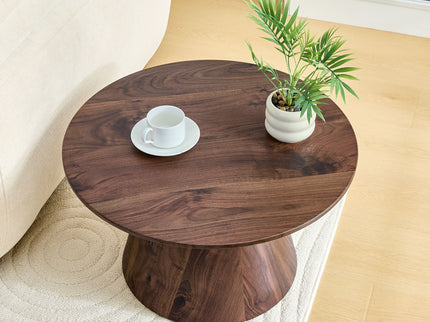Circular Coffee Table With Adjustable Feet