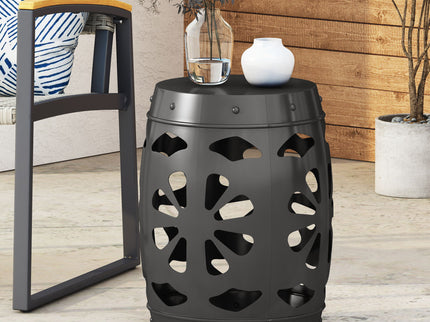 Large Metal End Table