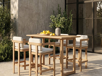 Outdoor Patio Bar Table - Natural