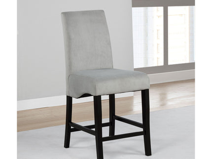 Upholstered Counter Stools (Set of 2) - Gray