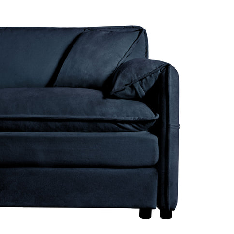 Modern Upholstered Loveseat And Armchair Set With Pillows