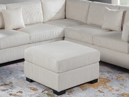 Contemporary L - Sectional Sofa Set With Ottoman And Pillows