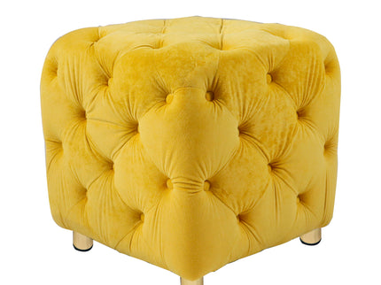 Modern Upholstered Ottoman, Exquisite Small End Table, Soft Foot Stool, Dressing Makeup Chair, Comfortable Seat For Living Room, Bedroom, Entrance