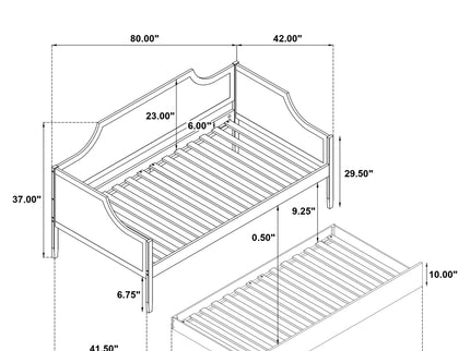 Twin Daybed With Trundle - Cherry