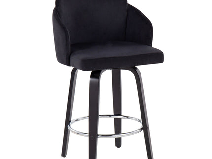 Dahlia - Contemporary Counter Stool Round Footrest (Set of 2)