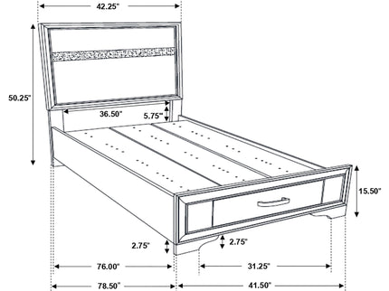Urbana - Storage Panel Bed