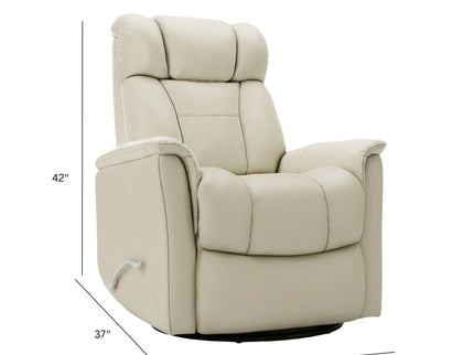 Bentley - Swivel Glider Recliner With Manual Adjustable Headrest & Footrest