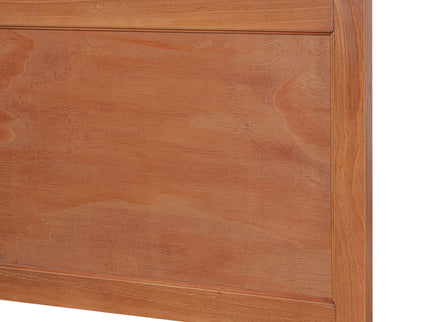 Classic Platform Bed Frame With Panel Headboard