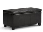 Black / Faux Leather