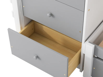 Loft Bunk Bed With Drawers And Ladder