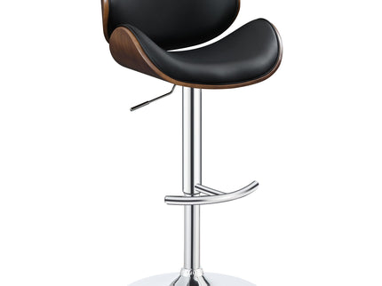Adjustable Height Bar Stool - Black