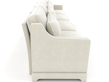 Elegant Sofa With Ergonomic Design And Lumbar Pillows