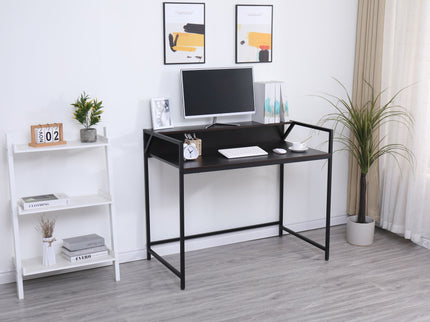 Console Table Narrow Modern Entryway Table Small Behind Couch Table Skinny Sofa Table Hallway Table For Living Room - Black