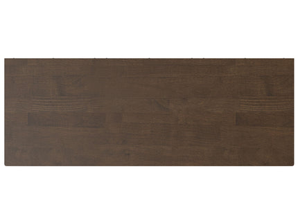 Harper - Low 6 Cube Storage With Drawers - Walnut Brown
