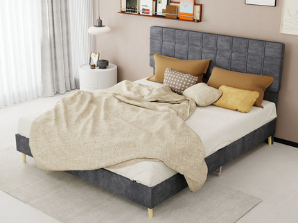 Yungan Lingge Minimalist Soft Pack Headboard Bed