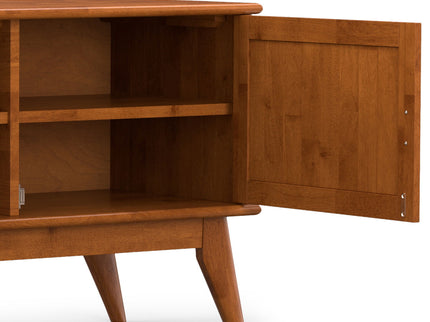 Draper - Handcrafted Mid Century Low TV Media Stand