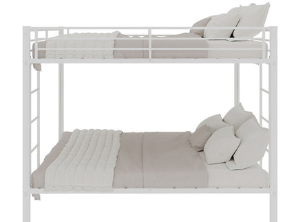 Bunk Bed For Kids, Convertible Frame With Ladders & Guardrail