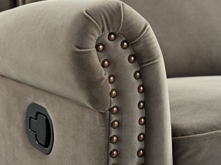 360 Degrees Swivel Recliner Manual Rocking Recliner Home With Adjustable Backrest