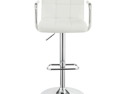 Letitia - Adjustable Height Bar Stool - White